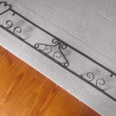 Large Wrought Metal Dish Display Rack