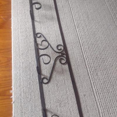Large Wrought Metal Dish Display Rack