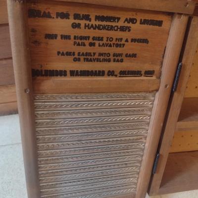 Columbus Washboard Co. Columbus, Ohio Washboard and Cupboard