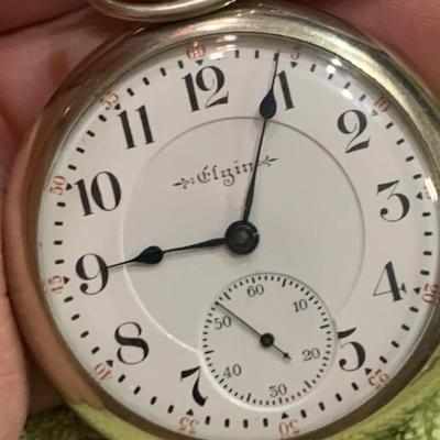 Elgin Veritas 23 Jewels Pocket Watch #9375813