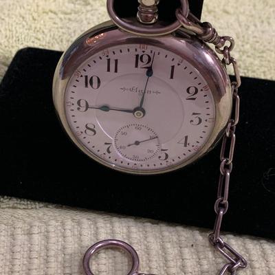 Elgin Veritas 23 Jewels Pocket Watch #9375813