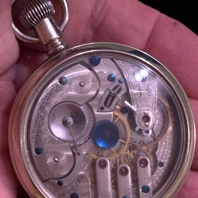 Elgin Clear Back Pocket Watch #4470849
