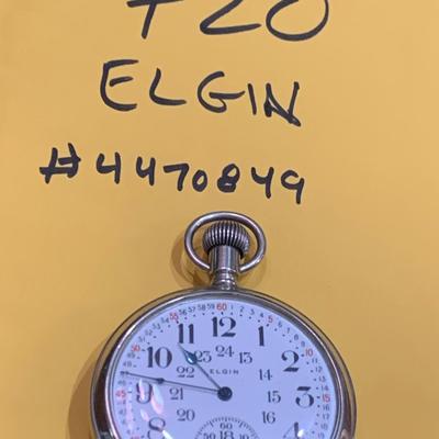 Elgin Clear Back Pocket Watch #4470849