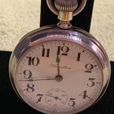 Hamilton 17 Jewels 924 Pocket Watch #1486788