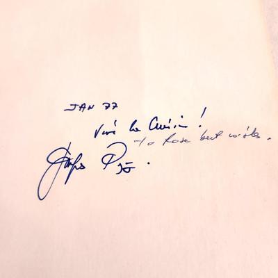 Lot #257 La Techique: An Illustrated Guide to the Fundamental Techniques of Cooking - French Chef AUTOGRAPHED