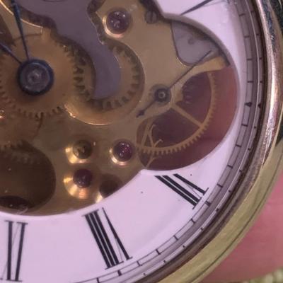 Clear Back Pocket Watch