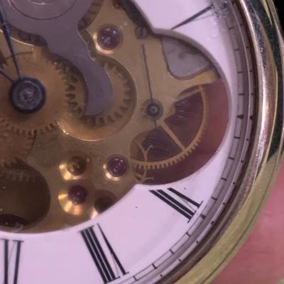 Clear Back Pocket Watch