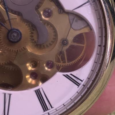 Clear Back Pocket Watch