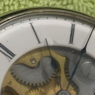 Clear Back Pocket Watch