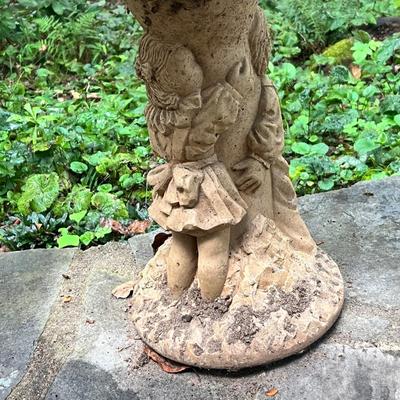 Cement Birdbath & Garden Sculptures (BY-RG)