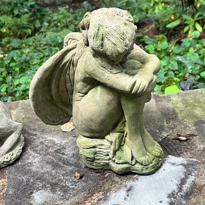 Cement Birdbath & Garden Sculptures (BY-RG)