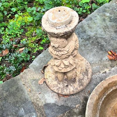 Cement Birdbath & Garden Sculptures (BY-RG)