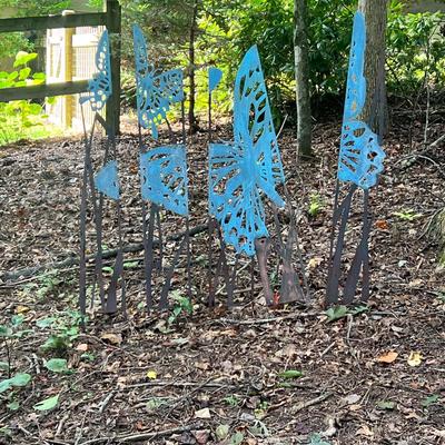 Metal Butterfly Yard Art (BY-RG)