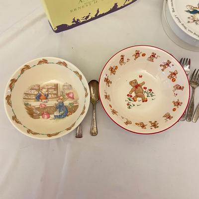 Wedgwood Peter Rabbit, Royal Doulton, Winnie the Pooh & Sterling Spoons (K-SS)