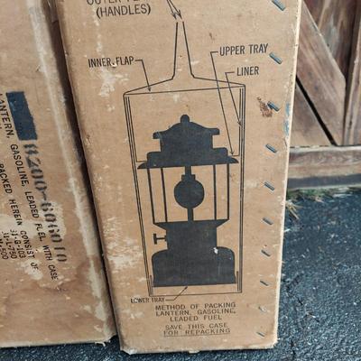 US Military Single Mantle Gasoline Lanterns by Coleman (G-BBL)