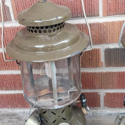 US Military Single Mantle Gasoline Lanterns by Coleman (G-BBL)
