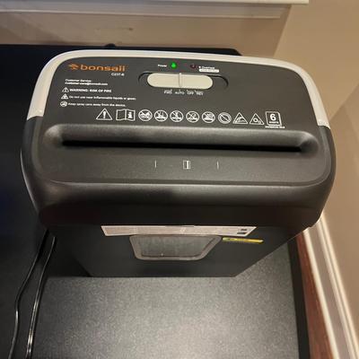 HP Officejet Pro 8028E Printer, Bonsaii Shredder & Office Supplies (BLR-MG)