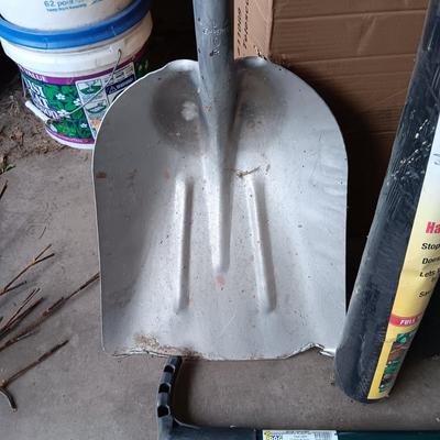 YARD TOOLS PLUS WEED BLOCK AND METAL FENCING