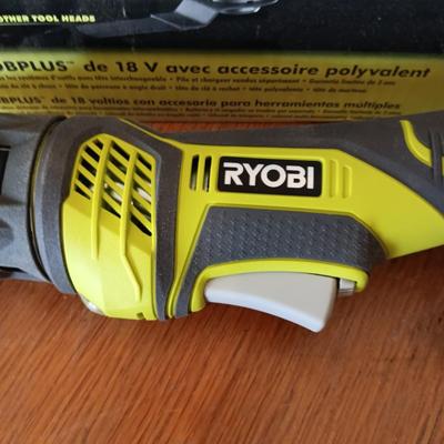 PROJECT KIT, HEAT GUN AND RYOBI CORDLESS MULTI TOOL (NO BATTERY OR CHARGER)