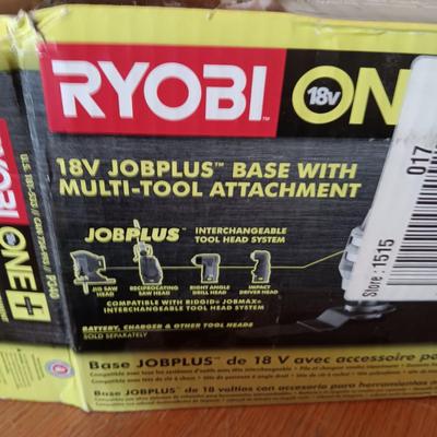 PROJECT KIT, HEAT GUN AND RYOBI CORDLESS MULTI TOOL (NO BATTERY OR CHARGER)