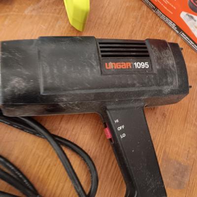 PROJECT KIT, HEAT GUN AND RYOBI CORDLESS MULTI TOOL (NO BATTERY OR CHARGER)
