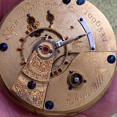 Elgin Pocket Watch - Needs TLC #1096534
