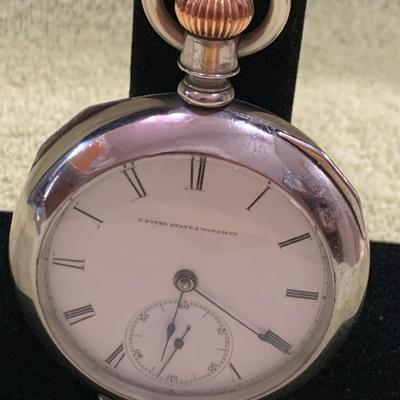 United States Watch Co Pocket Watch - Needs TLC #21244