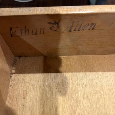 Ethan Allen One Drawer Multicolor Cabinet (BLR-MG)
