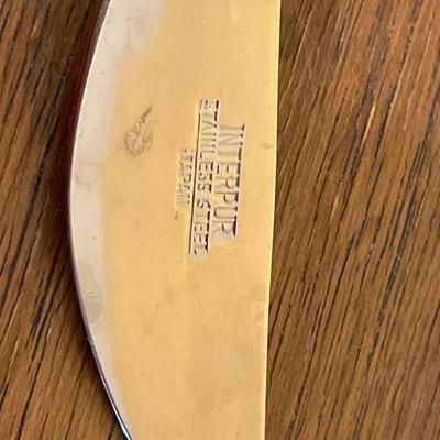 Interpur silverware Japan with black handles