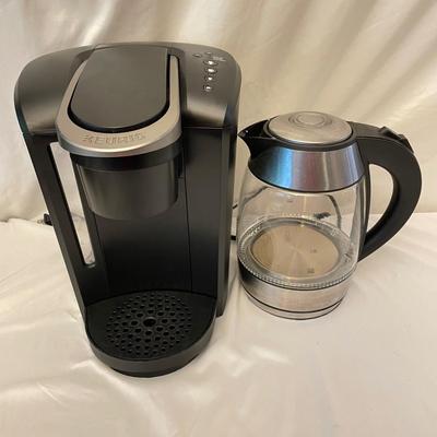 Keurig Coffee Maker & Chefman Electric Kettle (K-SS)