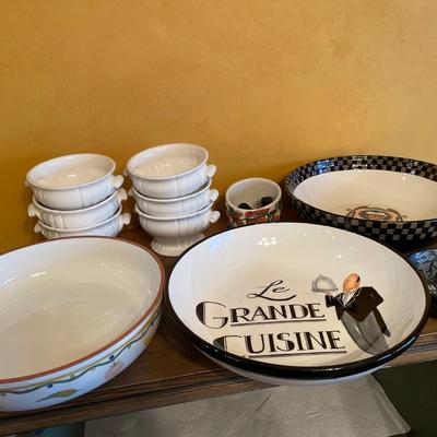 French themed bowls