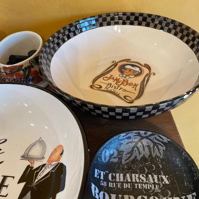 French themed bowls