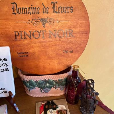 Wine theme decor