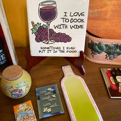 Wine theme decor