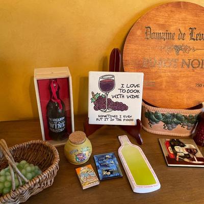 Wine theme decor