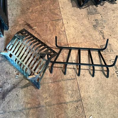 Two Fireplace Grates & Fire Logs (BW-RG)