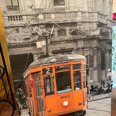 Orange Street car canvas