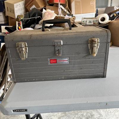 Sears Craftsman Toolbox and All Contents (G)