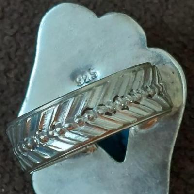 Topaz and Sterling Silver Ring