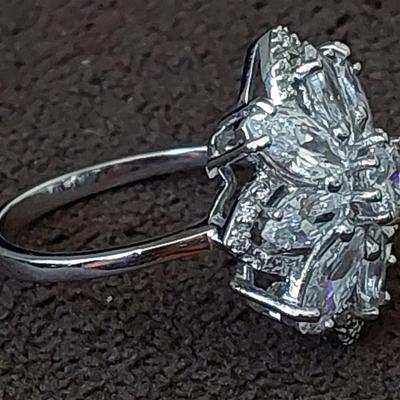 Lab created Stone Ring