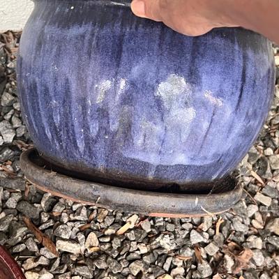 Assortment of Glazed Plant Pots (BY-RG)