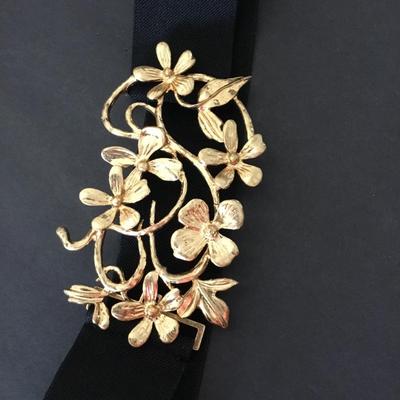 Zara floral stretch belt