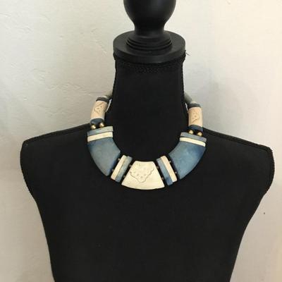 Vintage chunky statement necklace