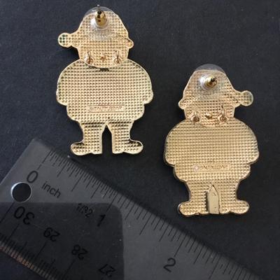 Baublebar large Santa Claus statement earrings