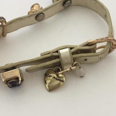 Betsey Johnson marked princess crown charm bracelet
