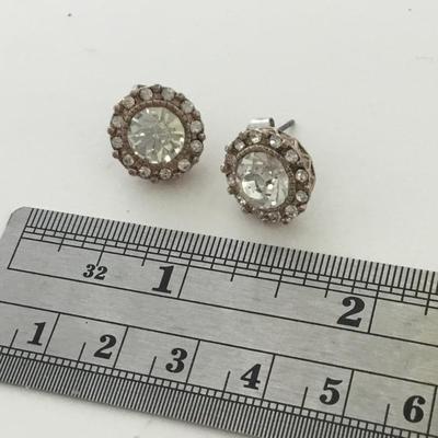 Rhinestone beautiful stud earrings