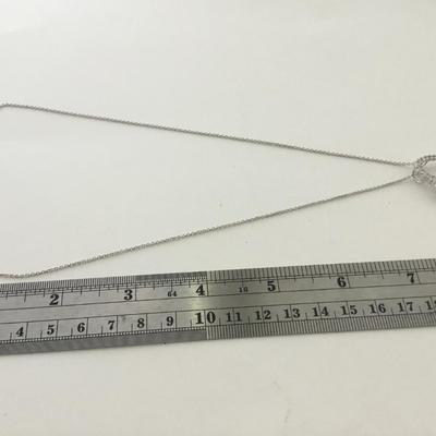JCh China marked heart necklace