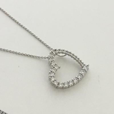 JCh China marked heart necklace