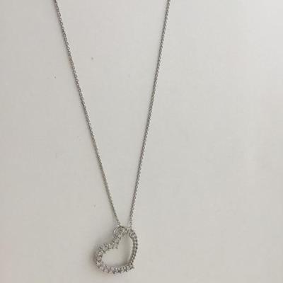 JCh China marked heart necklace