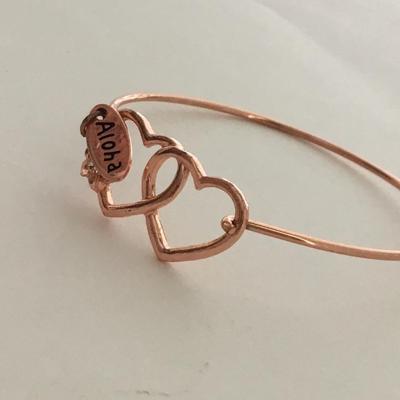 Rose gold Aloha fashion bracelet